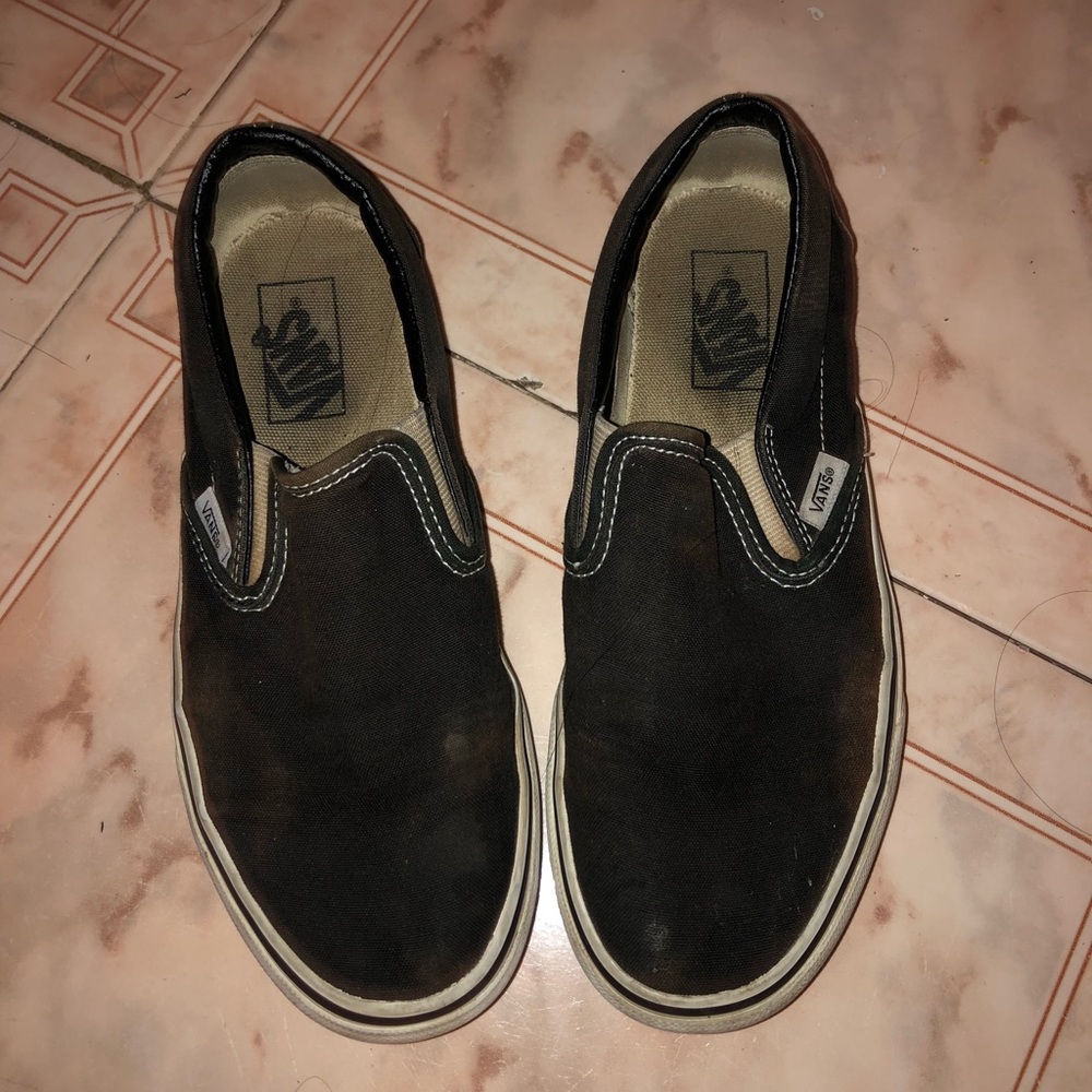 Slip on black vans